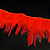Franja Pena Chinchila Premium - Rolo c/10 Mts COR: VERMELHO - Imagem 1