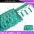 Fita Galao Pingente De Seda Tassel - 7,5 Cm - Passamanaria Franja - Rolo C/ 20 Mts Cor:Verde-Jade-539 - Imagem 1