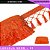 Fita Galao Pingente De Seda Tassel - 7,5 Cm - Passamanaria Franja - Rolo C/ 20 Mts Cor:Laranja-Neon-01 - Imagem 1