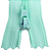 Ziper Comum Nylon Fino - 12cm - Nº3 - Pct C/100 Unidades COR:VERDE-BEBE-238 - Imagem 1