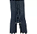 Ziper Comum Nylon Fino - 12cm - Nº3 - Pct C/100 Unidades COR:PRETO-310 - Imagem 1