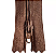 Ziper Comum Nylon Fino - 12cm - Nº3 - Pct C/100 Unidades COR:MARROM-290 - Imagem 1