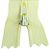 Ziper Comum Nylon Fino - 12cm - Nº3 - Pct C/100 Unidades COR:AMARELO-BEBE-104 - Imagem 1