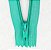 Ziper Comum Nylon Fino - 18cm - Nº3 - Pct C/100 Unidades COR:VERDE-JADE-539 - Imagem 1