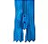 Ziper Comum Nylon Fino - 18cm - Nº3 - Pct C/100 Unidades COR:TURQUESA-ESCURO-349 - Imagem 1
