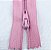 Ziper Comum Nylon Fino - 18cm - Nº3 - Pct C/100 Unidades COR:ROSE-ESCURO-82 - Imagem 1