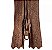Ziper Comum Nylon Fino - 18cm - Nº3 - Pct C/100 Unidades COR:MARROM-290 - Imagem 1