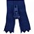 Ziper Comum Nylon Fino - 18cm - Nº3 - Pct C/100 Unidades COR:MARINHO-318 - Imagem 1