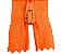 Ziper Comum Nylon Fino - 18cm - Nº3 - Pct C/100 Unidades COR:LARANJA-523 - Imagem 1