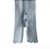 Ziper Comum Nylon Fino - 18cm - Nº3 - Pct C/100 Unidades COR:CINZA-PRATA-300 - Imagem 1