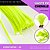 100 Haste De Chenille Limpador De Cachimbo Fios Artesanato 30cm Cor:Verde-Neon-02 - Imagem 1