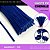 100 Haste De Chenille Limpador De Cachimbo Fios Artesanato 30cm Cor:Marinho-318 - Imagem 1