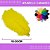 6 Penas de Avestruz Coloridas - 15-20cm COR:AMARELO-CANARIO - Imagem 1