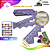 Renda Guipir Chl-438 6.8 Cm - Rolo C/13.7 Metros Cor:Roxo-218 - Imagem 5