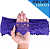 Renda Guipir Chl-438 6.8 Cm - Rolo C/13.7 Metros Cor:Roxo-218 - Imagem 1