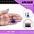 Aplique Emborrachado Para Laços - Princesa Anna Frozen Ref:11035 - Imagem 1