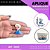 Aplique Emborrachado Para Laços - Princesa Elsa Frozen Branco Ref: 10991 - Imagem 1