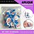 Aplique Emborrachado Para Laços - Princesa Elsa Frozen Branco Ref: 10991 - Imagem 3