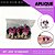 Aplique Emborrachado Para Laços - Minnie Mouse Rosto Pink Ref: 4951 - Imagem 2