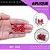 Aplique Emborrachado Para Laços - Laço Minnie Mouse Vermelho Ref: 2265 - Imagem 1