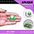 Aplique Emborrachado Para Laços - Toad Cogumelo Verde Super Mario Ref: 10984 - Imagem 1