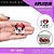 Aplique Emborrachado Para Laços - Minnie Mouse Fofa Vermelho Ref: 10944 - Imagem 1