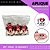 Aplique Emborrachado Para Laços - Minnie Mouse Fofa Vermelho Ref: 10944 - Imagem 2