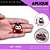 Aplique Emborrachado Para Laços - Safari Animais Joaninha Ref: 10903 - Imagem 1