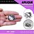 Aplique Emborrachado Para Laços - Hello Kitty Rosto Preto Ref: 10810 - Imagem 1