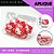 Aplique Emborrachado Para Laços - Hello Kitty Rosto Vermelho Ref: 10808 - Imagem 2