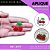 Aplique Emborrachado Para Laços - Fruta Cereja Ref: 10777 - Imagem 1