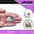 Aplique Emborrachado Para Laços - Capivara Escolar ABC Rosa Ref: 10762 - Imagem 1