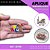 Aplique Emborrachado Para Laços - Capivara Escolar ABC Vermelho Ref: 10759 - Imagem 1