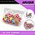 Aplique Emborrachado Para Laços - Capivara Escolar ABC Vermelho Ref: 10759 - Imagem 2