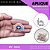 Aplique Emborrachado Para Laços - Lápis Rosa Arco-Íris Escolar Ref: 10614 - Imagem 1