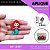 Aplique Emborrachado Para Laços - Princesa Ariel Sereia Vermelho Ref: 10307 - Imagem 1