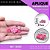 Aplique Emborrachado Para Laços - Buquê Flores Rosa Ref: 10253 - Imagem 1