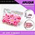 Aplique Emborrachado Para Laços - Buquê Flores Rosa Ref: 10253 - Imagem 2