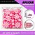 Aplique Emborrachado Para Laços - Buquê Flores Rosa Ref: 10253 - Imagem 3