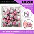 Aplique Emborrachado Para Laços - Hello Kitty Rosa Ref: 10246 - Imagem 3