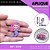 Aplique Emborrachado Para Laços - Princesa Ariel Sereia Rosa Ref: 10194 - Imagem 1