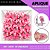 Aplique Emborrachado Para Laços - Natalino Bengala de Natal Rosa Ref: 10018 - Imagem 3