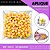 Aplique Emborrachado Para Laços - Flor Margarida P Amarelo Ouro/Rosa Ref: 10074 - Imagem 3