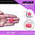 Aplique Emborrachado Para Laços - Flor Margarida P Pink/Amarelo Ref: 10070 - Imagem 1