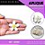 Aplique Emborrachado Para Laços - Flor Margarida G Branco/Amarelo Ref: 10060 - Imagem 1