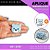 Aplique Emborrachado Para Laços - Safari Animais Rosto Ursinho Azul Ref: 10787 - Imagem 1