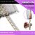 Galão Passamanaria de Franja - 25mm - GALAO-214 Rolo C/20 Metros COR:BEGE E NATURAL - 297/296 - Imagem 1