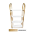 Arara Lual Estilo Industrial 1,7m X 0,8m - Metalon Premium - Imagem 6