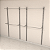 Arara Cremalheira Modular Ajustável - CRR 200cm - 250cm - 300cm - Imagem 18