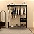 Closet Modular Malta 180 com Gaveteiro e Prateleiras - Imagem 1